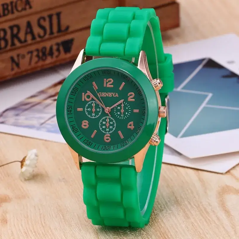 Korean Style Silicone Watch for Girls - Image 8
