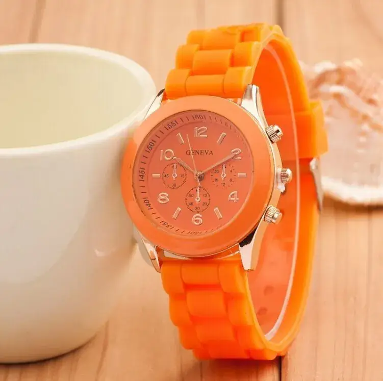 Korean Style Silicone Watch for Girls - Image 5