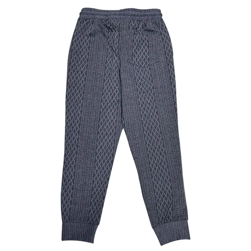 Cross-Border Men's Jacquard Drawstring Pants Large Spring Summer — feature 14