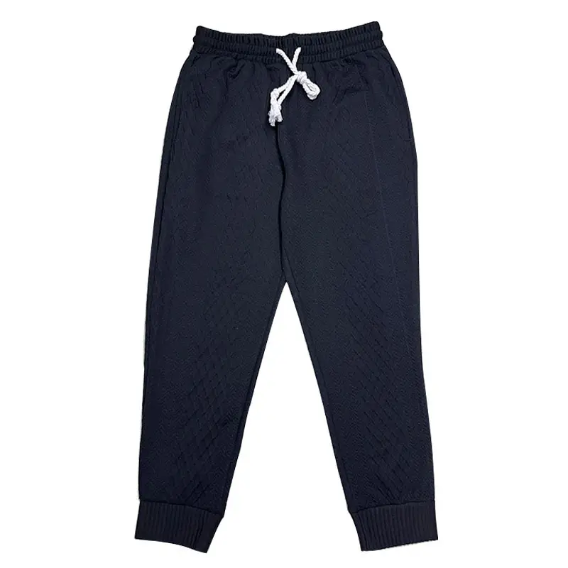 Cross-Border Men's Jacquard Drawstring Pants Large Spring Summer — feature 17