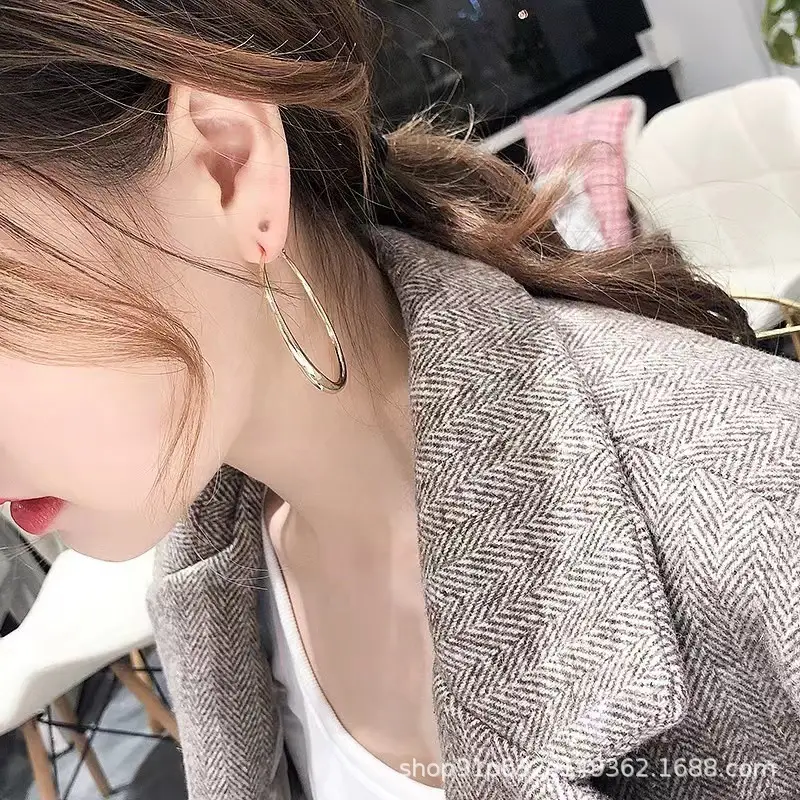 Women's Silver Circle Earrings 2023 Fashion