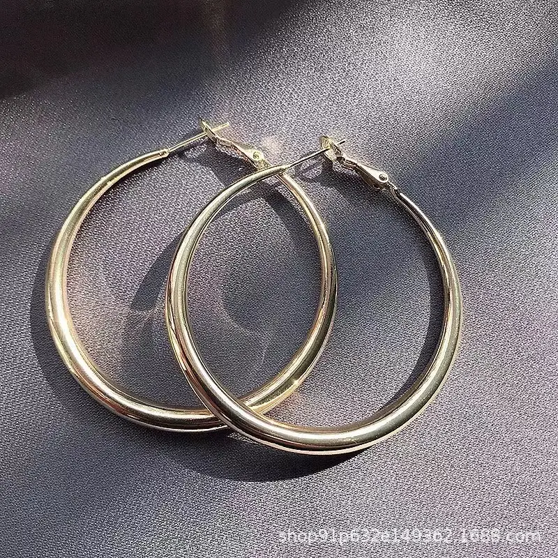 Women's Silver Circle Earrings 2023 Fashion — feature 5