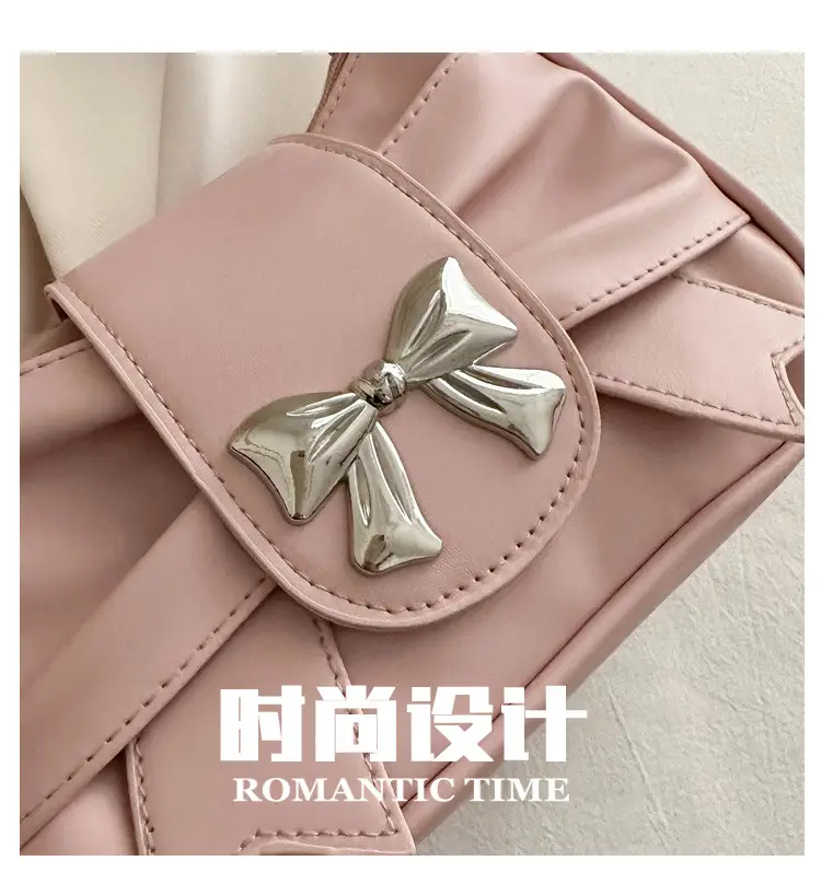 Black Bow Decorated Shoulder Bag for Women — feature 6