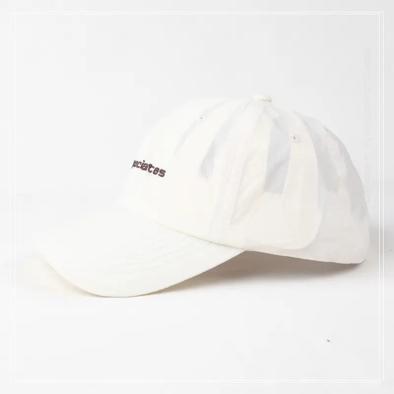 Women's Beige Korean Embroidered Baseball Cap — feature 10
