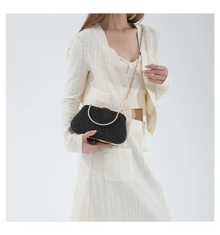 Women's Silver Chain Shoulder Bag 2024 Spring New — feature 18
