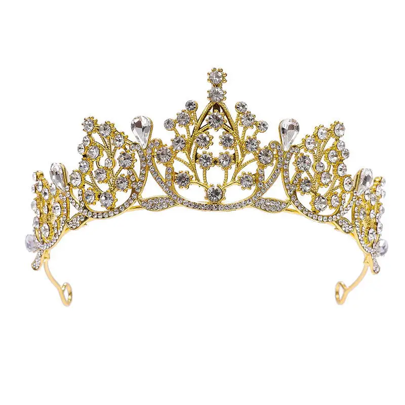 High-End Rhinestone Bridal Hairband with Green Stones - Image 6