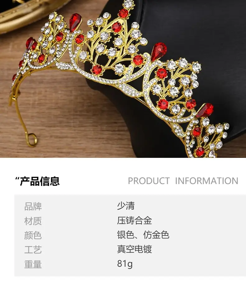 High-End Rhinestone Bridal Hairband with Green Stones — feature 2