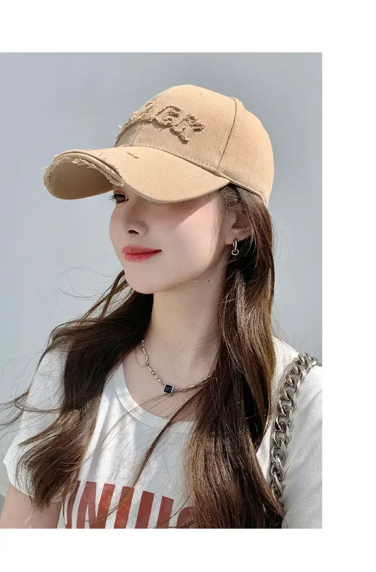Brown Big Head Baseball Cap for Men with Deep Bristle — feature 17