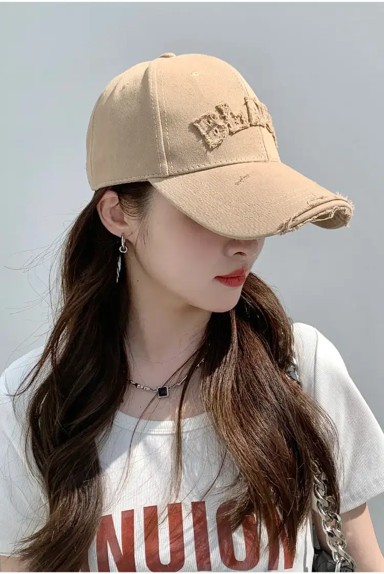 Brown Big Head Baseball Cap for Men with Deep Bristle — feature 18