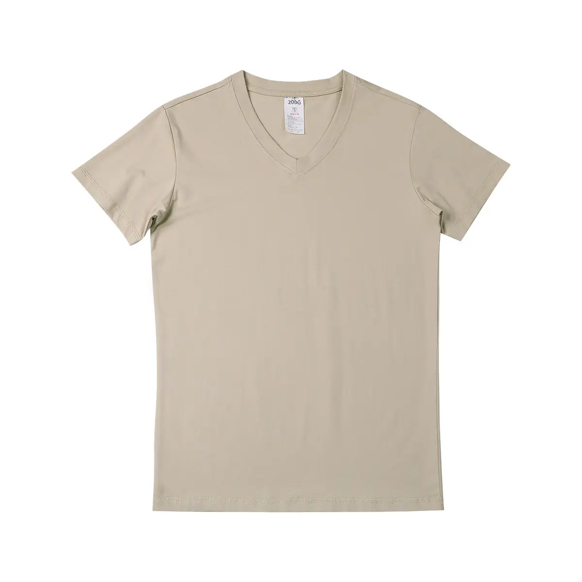 Men V-Neck Slim Fit T-Shirt Navy Blue Summer