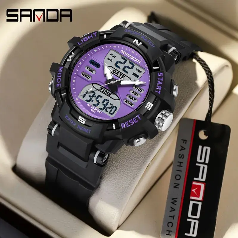 Sanda Waterproof Digital Watch for Students Outdoor Sports - Image 16