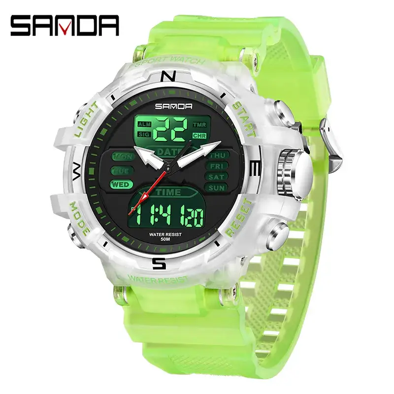 Sanda Waterproof Digital Watch for Students Outdoor Sports - Image 13