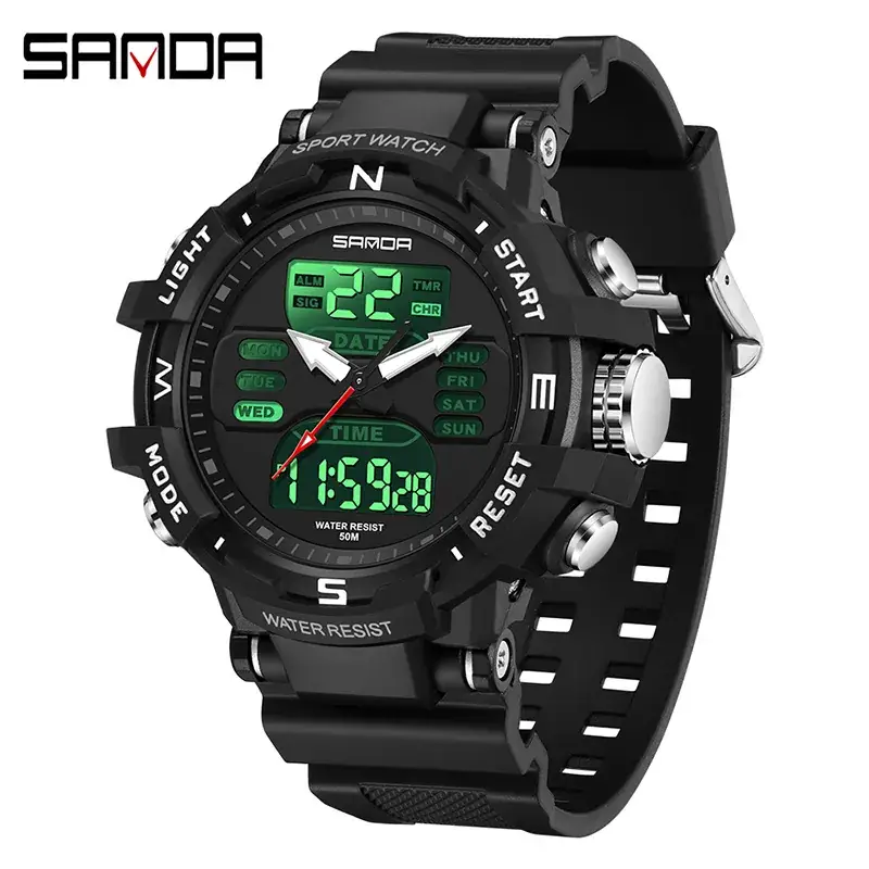 Sanda Waterproof Digital Watch for Students Outdoor Sports - Image 7