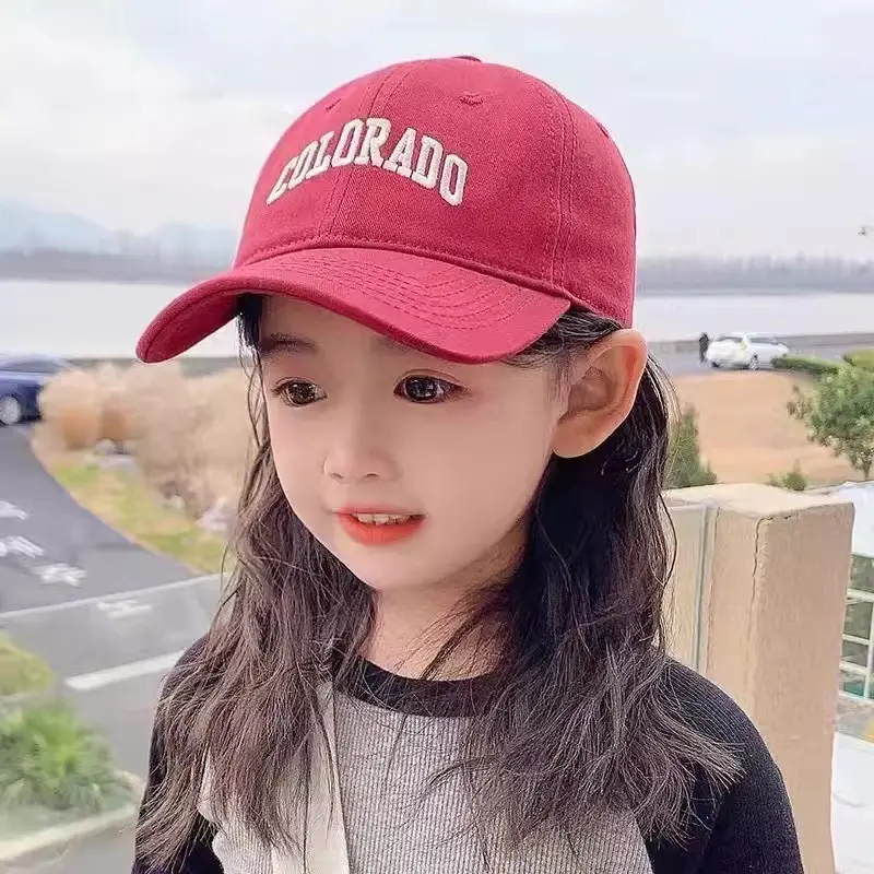 Girls Brown "URABO" Baseball Cap Spring Autumn 2024 — feature 8