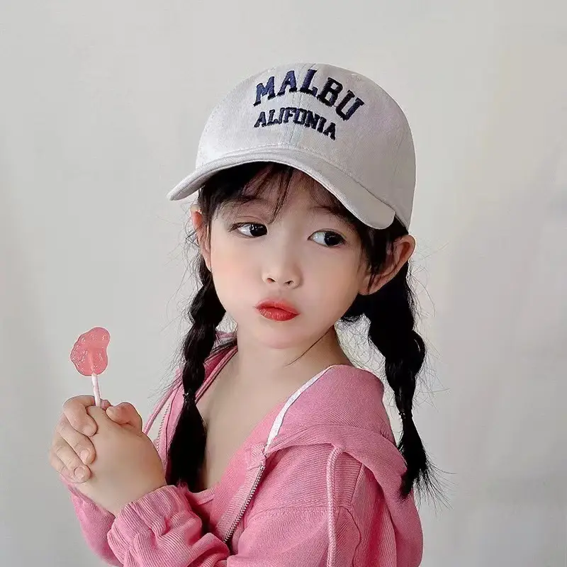 Girls Brown "URABO" Baseball Cap Spring Autumn 2024 - Image 10