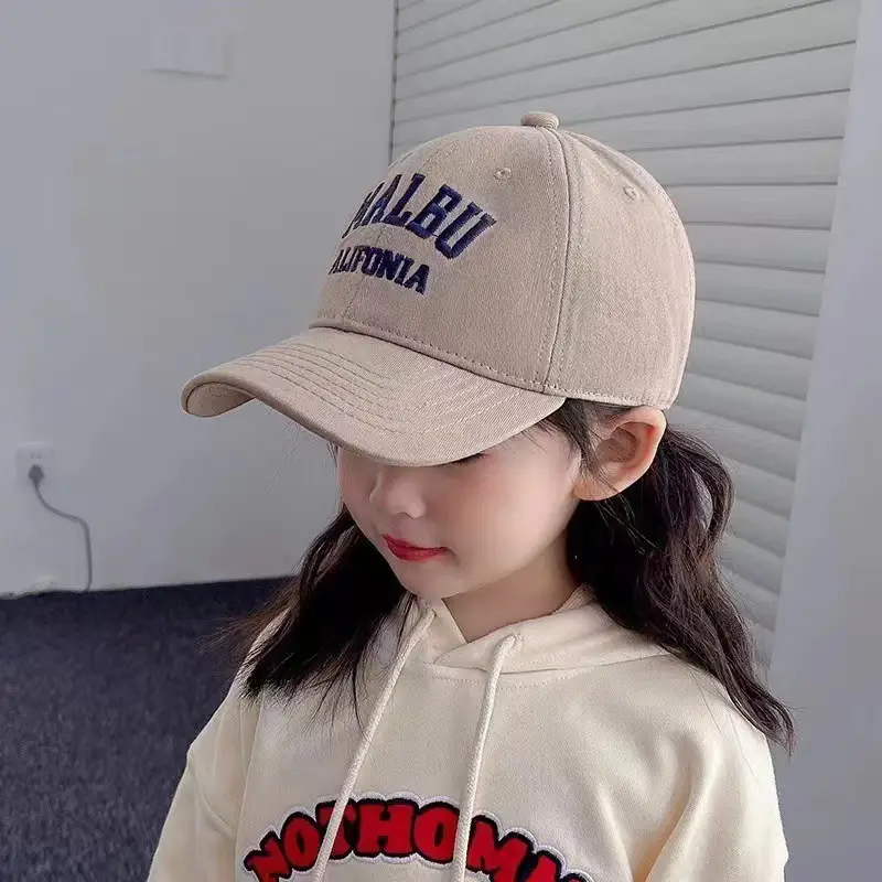 Girls Brown "URABO" Baseball Cap Spring Autumn 2024 - Image 12
