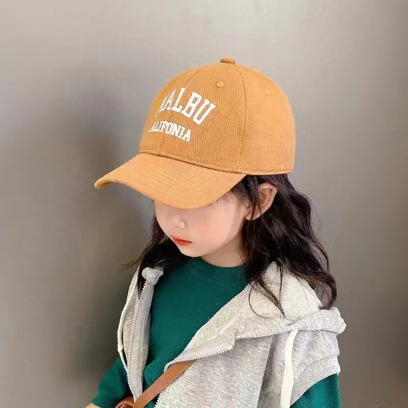 Girls Brown "URABO" Baseball Cap Spring Autumn 2024 - Image 15