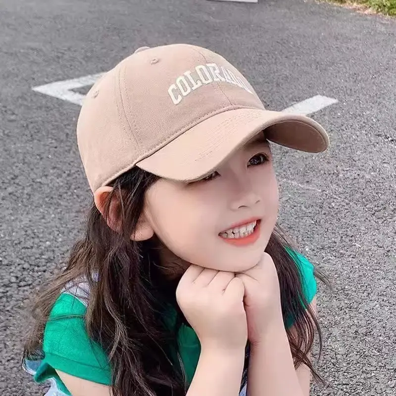 Girls Brown "URABO" Baseball Cap Spring Autumn 2024 - Image 4