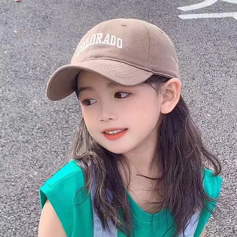 Girls Brown "URABO" Baseball Cap Spring Autumn 2024 - Image 6