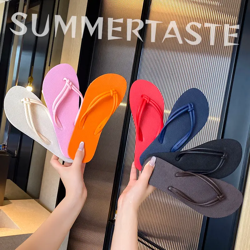 Women's Summer Flip-Flops, Beach Flip-Flops, Breathable and Comfortable, Trendy Ins Style, Flat Sandals - Image 14