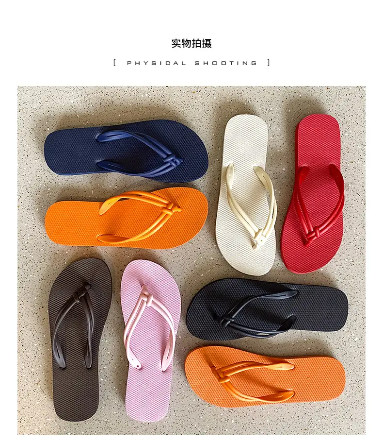 Women's Summer Flip-Flops, Beach Flip-Flops, Breathable and Comfortable, Trendy Ins Style, Flat Sandals — feature 7