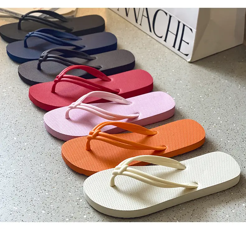 Women's Summer Flip-Flops, Beach Flip-Flops, Breathable and Comfortable, Trendy Ins Style, Flat Sandals — feature 8