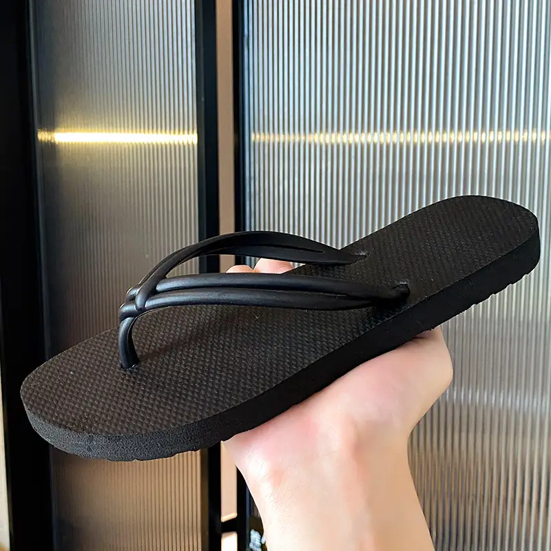 Women's Summer Flip-Flops, Beach Flip-Flops, Breathable and Comfortable, Trendy Ins Style, Flat Sandals - Image 2