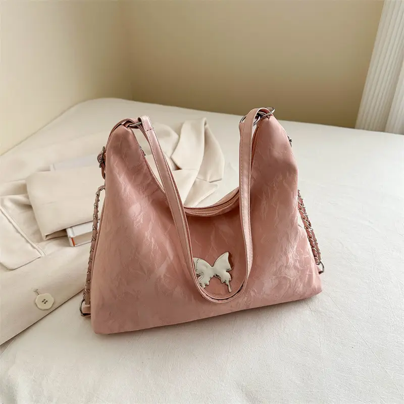 White Butterfly Shoulder Bag Women's 2024 Spring Summer - Image 8