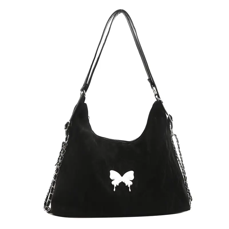 White Butterfly Shoulder Bag Women's 2024 Spring Summer - Image 10