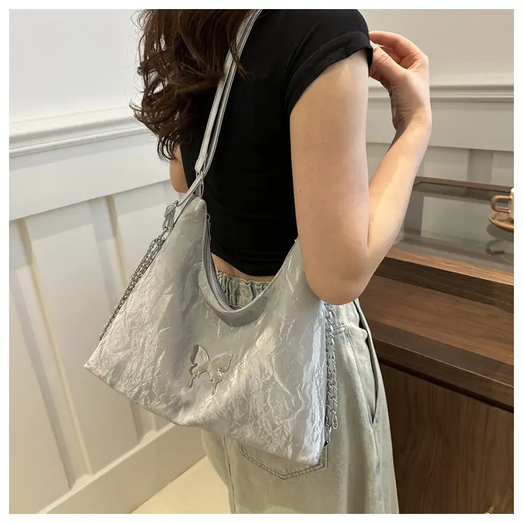 White Butterfly Shoulder Bag Women's 2024 Spring Summer — feature 11