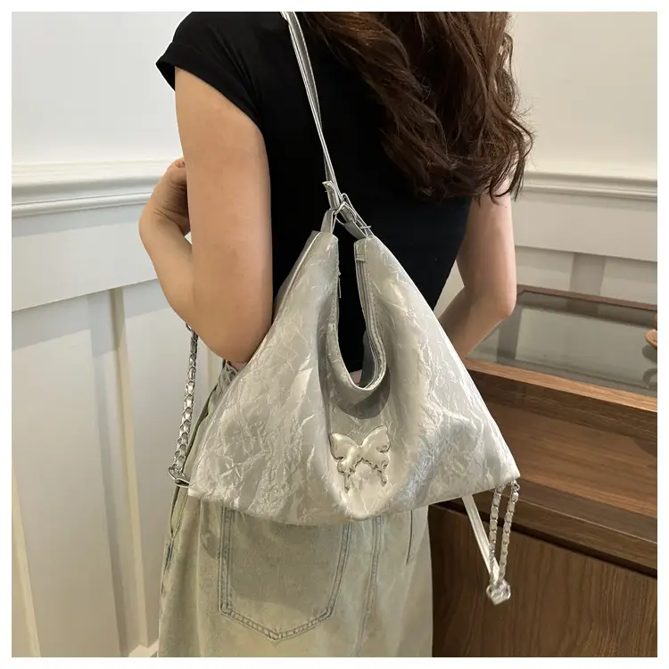 White Butterfly Shoulder Bag Women's 2024 Spring Summer — feature 13