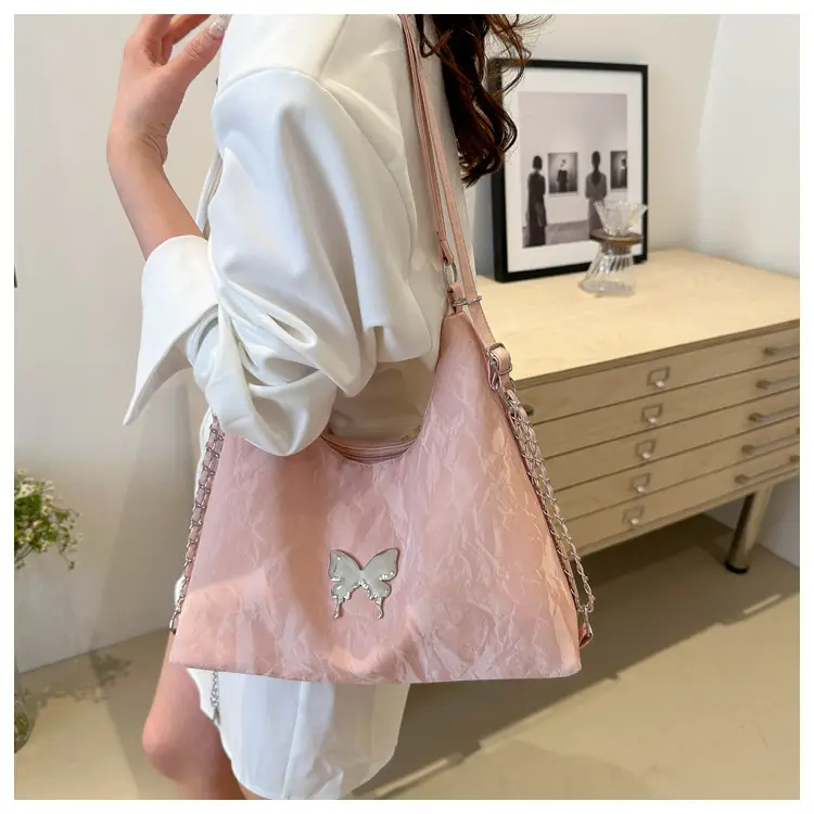 White Butterfly Shoulder Bag Women's 2024 Spring Summer — feature 14