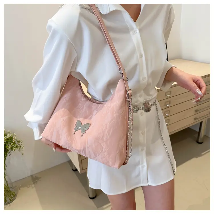 White Butterfly Shoulder Bag Women's 2024 Spring Summer — feature 15