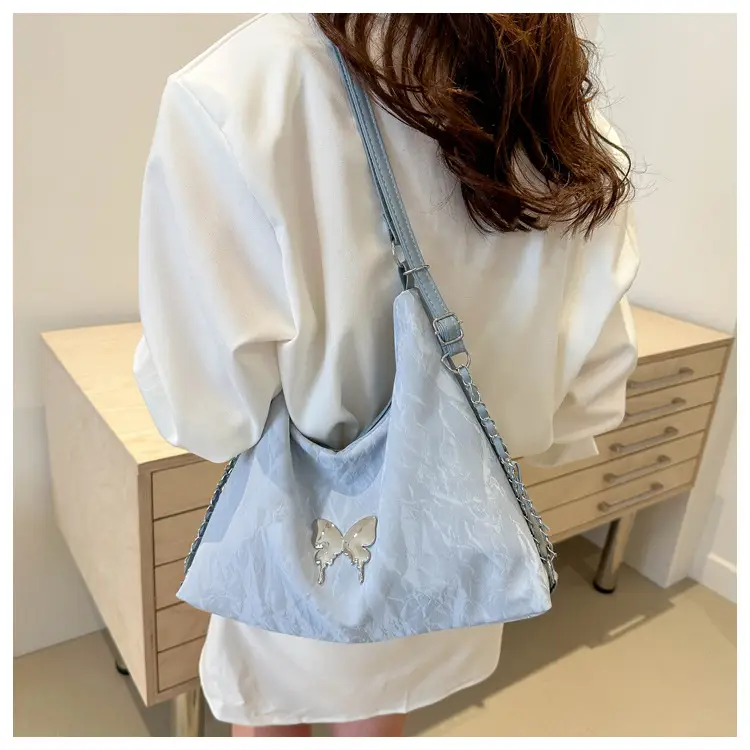 White Butterfly Shoulder Bag Women's 2024 Spring Summer — feature 17