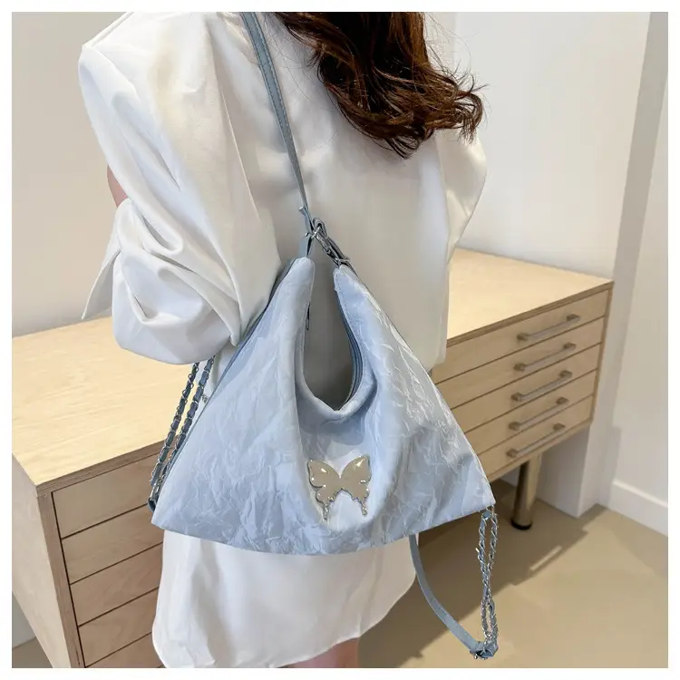 White Butterfly Shoulder Bag Women's 2024 Spring Summer — feature 19