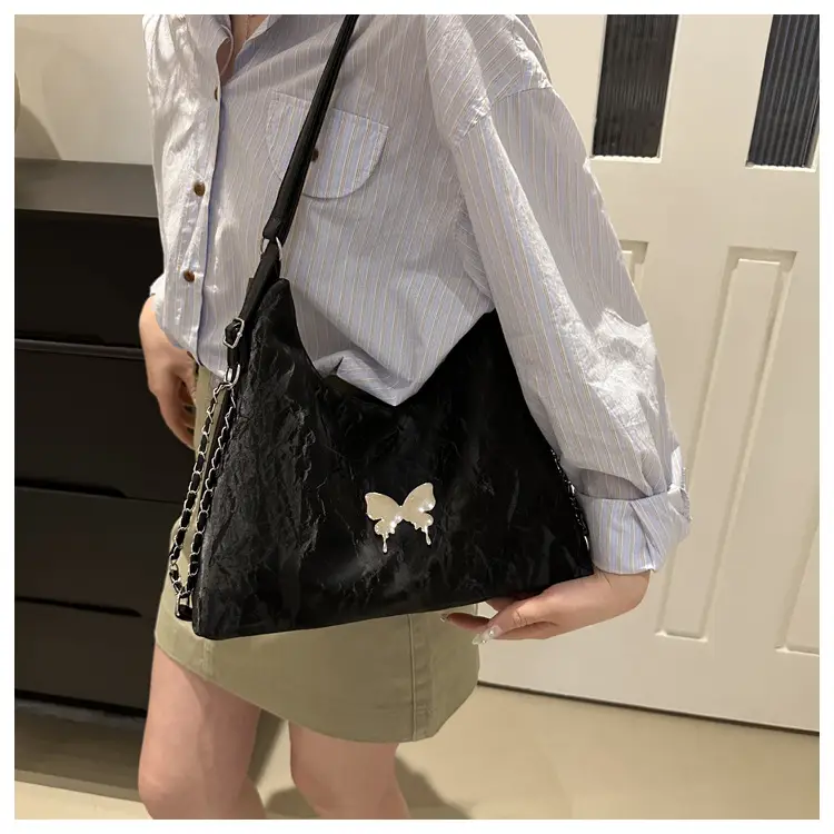 White Butterfly Shoulder Bag Women's 2024 Spring Summer — feature 20
