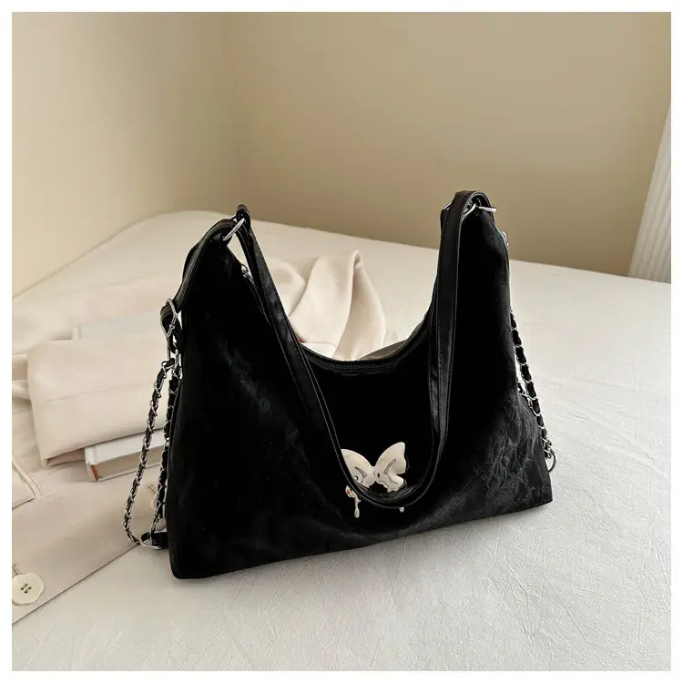 White Butterfly Shoulder Bag Women's 2024 Spring Summer — feature 24