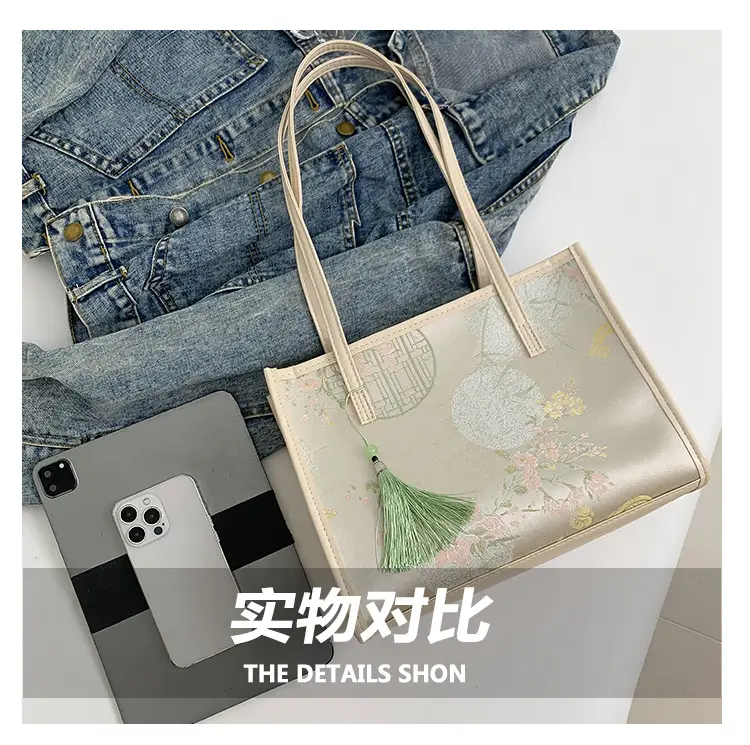 Pink Floral Handbag for Women 2024 Spring Summer — feature 5