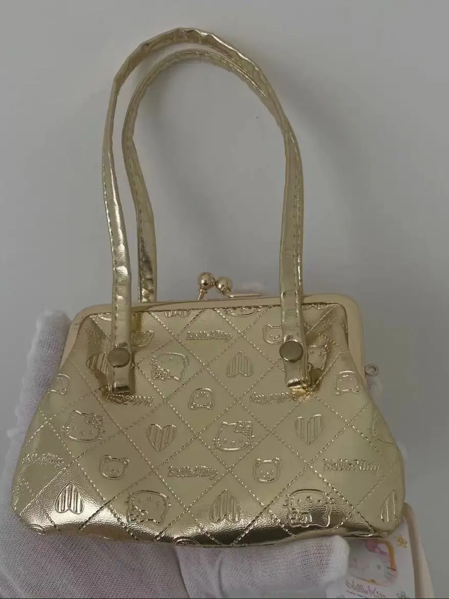 Antique Cartoon Glitter Silver Gold Tote Bag