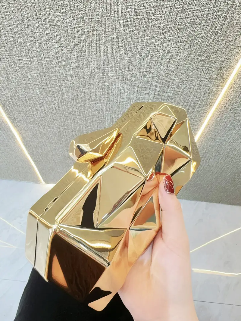 Mini Acrylic Chain Clutch Bag for Women