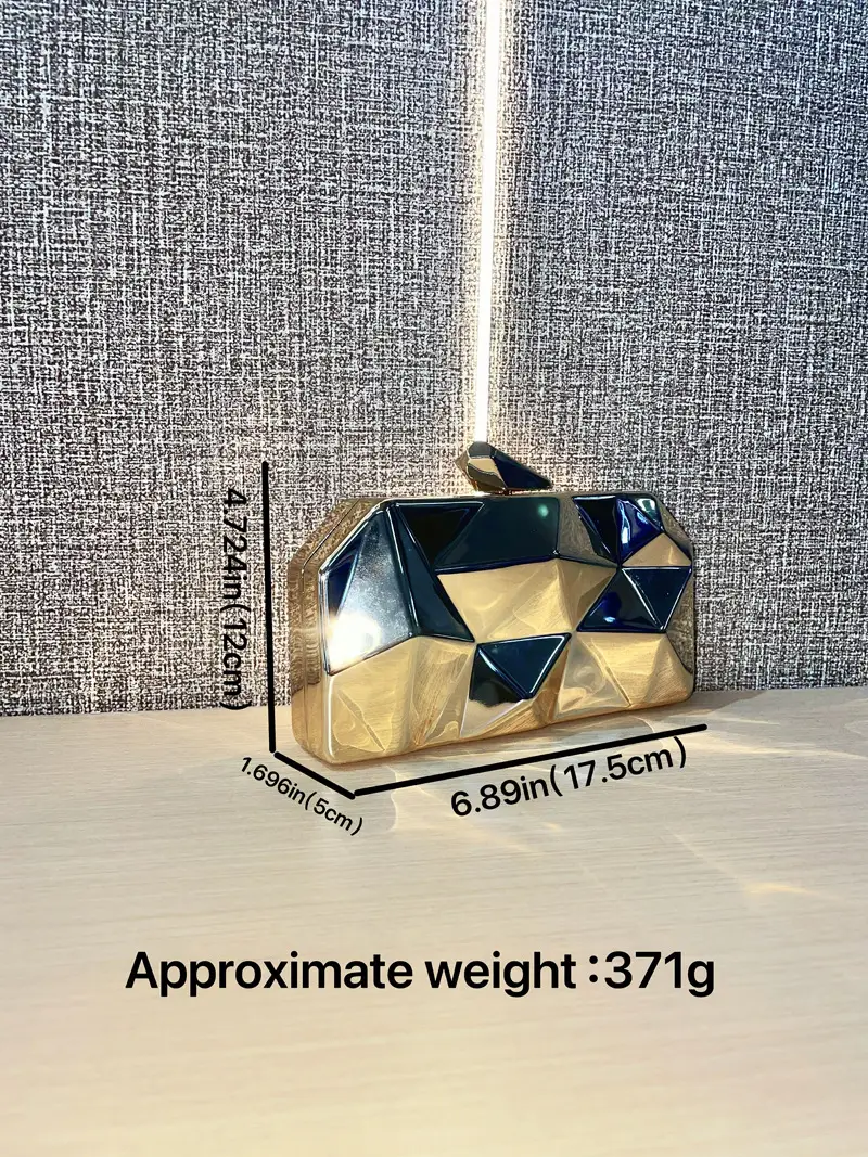 Mini Acrylic Chain Clutch Bag for Women