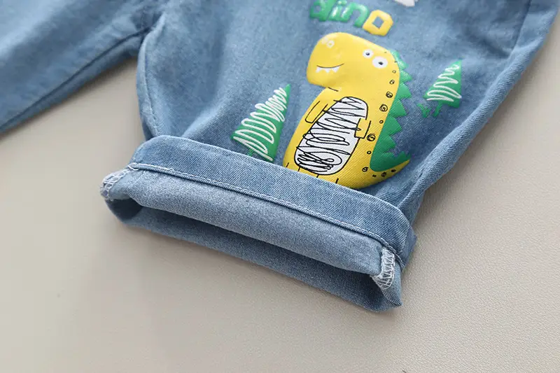 Children Cotton Striped T-Shirt Shorts 2024 Set — feature 13