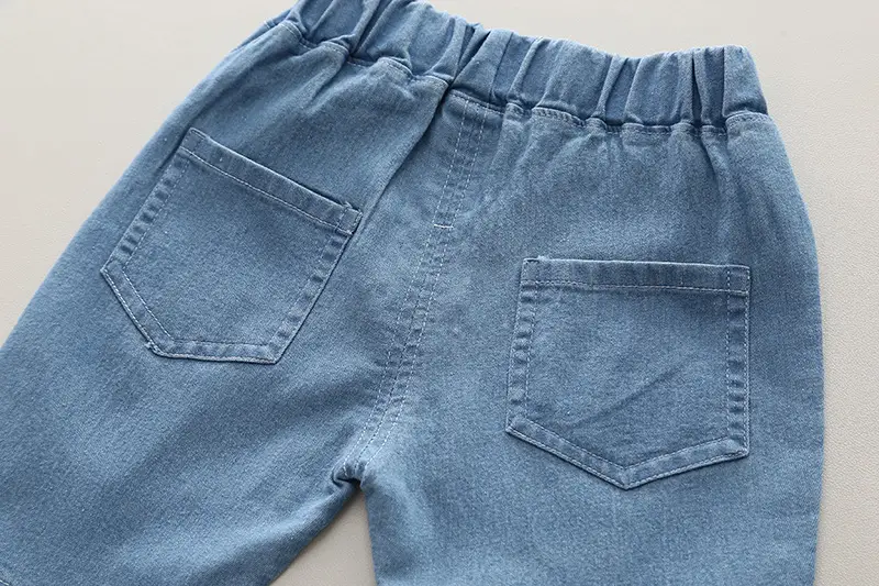 Children Cotton Striped T-Shirt Shorts 2024 Set — feature 14