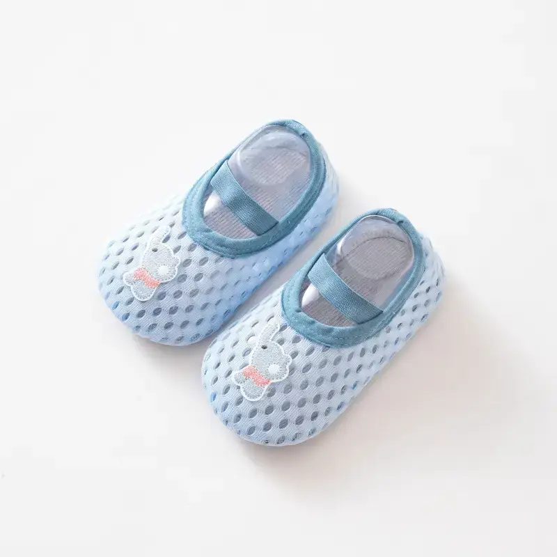 Baby Cartoon Shoes Grey Soft Non-Slip Indoor