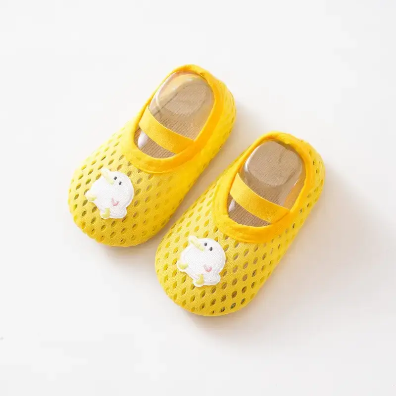 Baby Cartoon Shoes Grey Soft Non-Slip Indoor