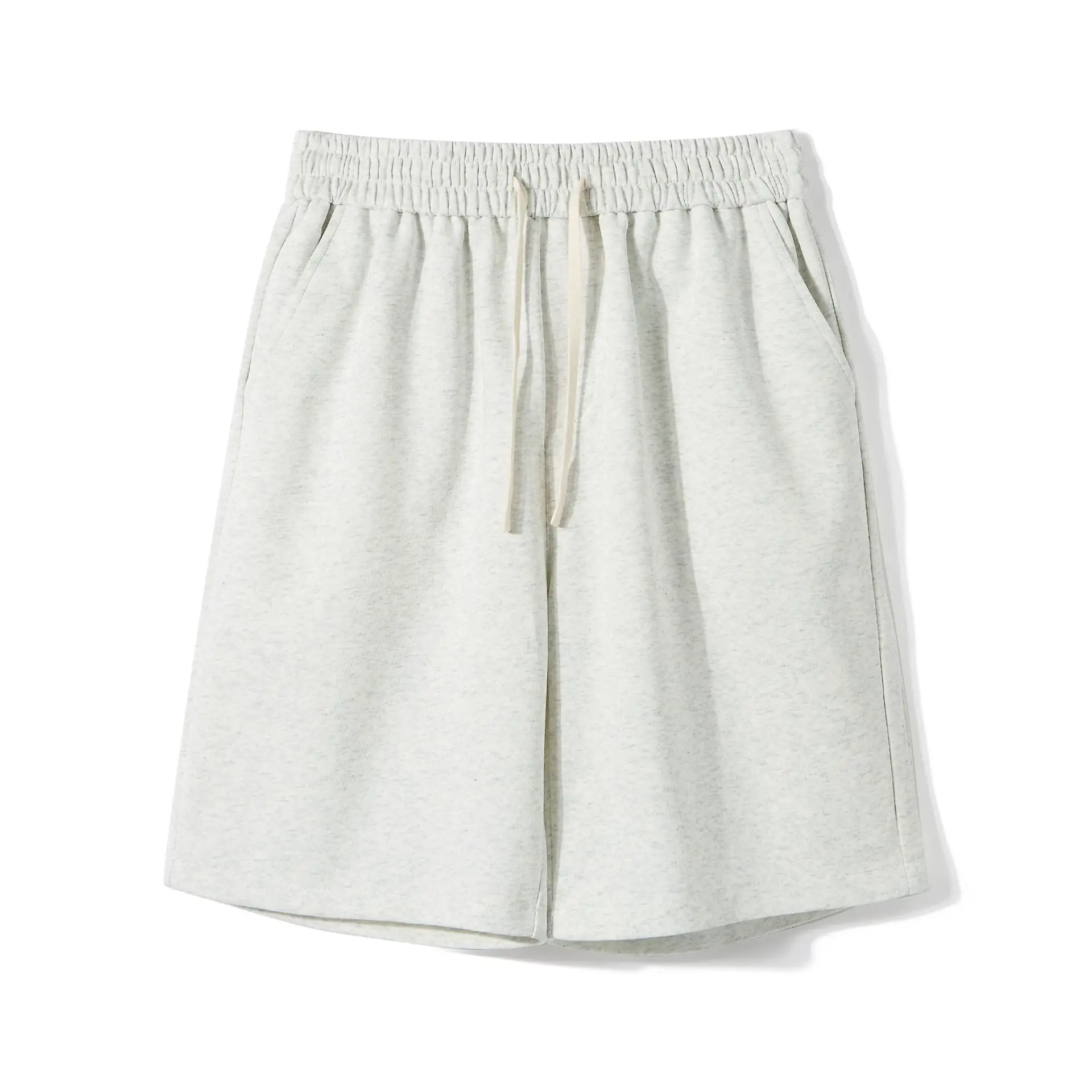 Men's Red Drawstring Shorts Summer Loose Fit