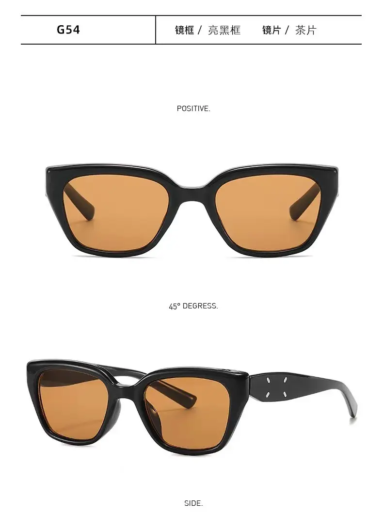2024 New Cat's Eye Sunglasses Black Frame UV-Proof — feature 8