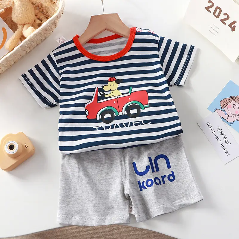 K079-Red Car Short Sleeve