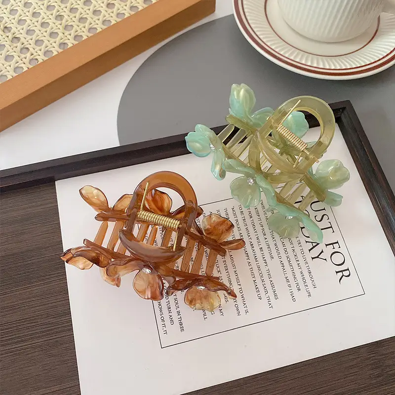 Fresh Flower Hair Clips 2024 Summer High-Grade Hair Accessories