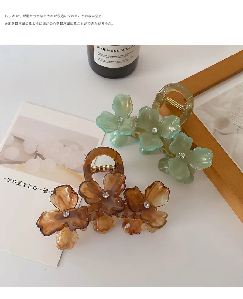 Fresh Flower Hair Clips 2024 Summer High-Grade Hair Accessories — feature 28